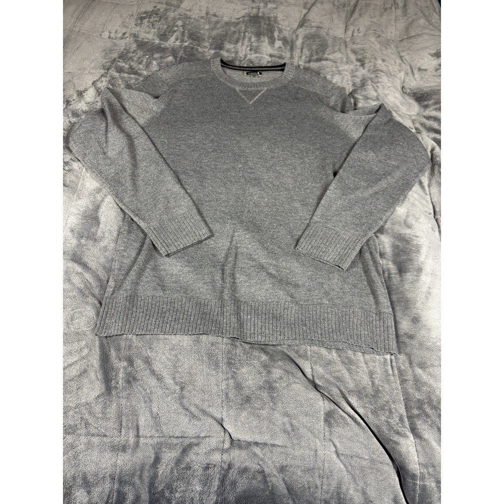 Smartwool Sweater Men's M Gray SW019294 Long Sleeve Lightweight‎ Wool Blend